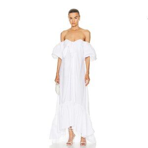 Caroline Constas Gabrielle Dress White - XS